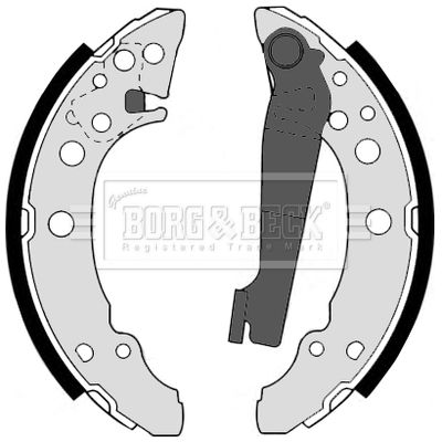 BORG & BECK Piduriklotside komplekt BBS6379